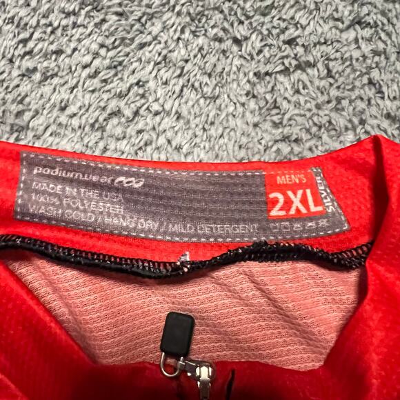 Podiumwear Cycle Jersey Shirt Mens XXL Performance Cycling Pocket - Picture 6 of 6